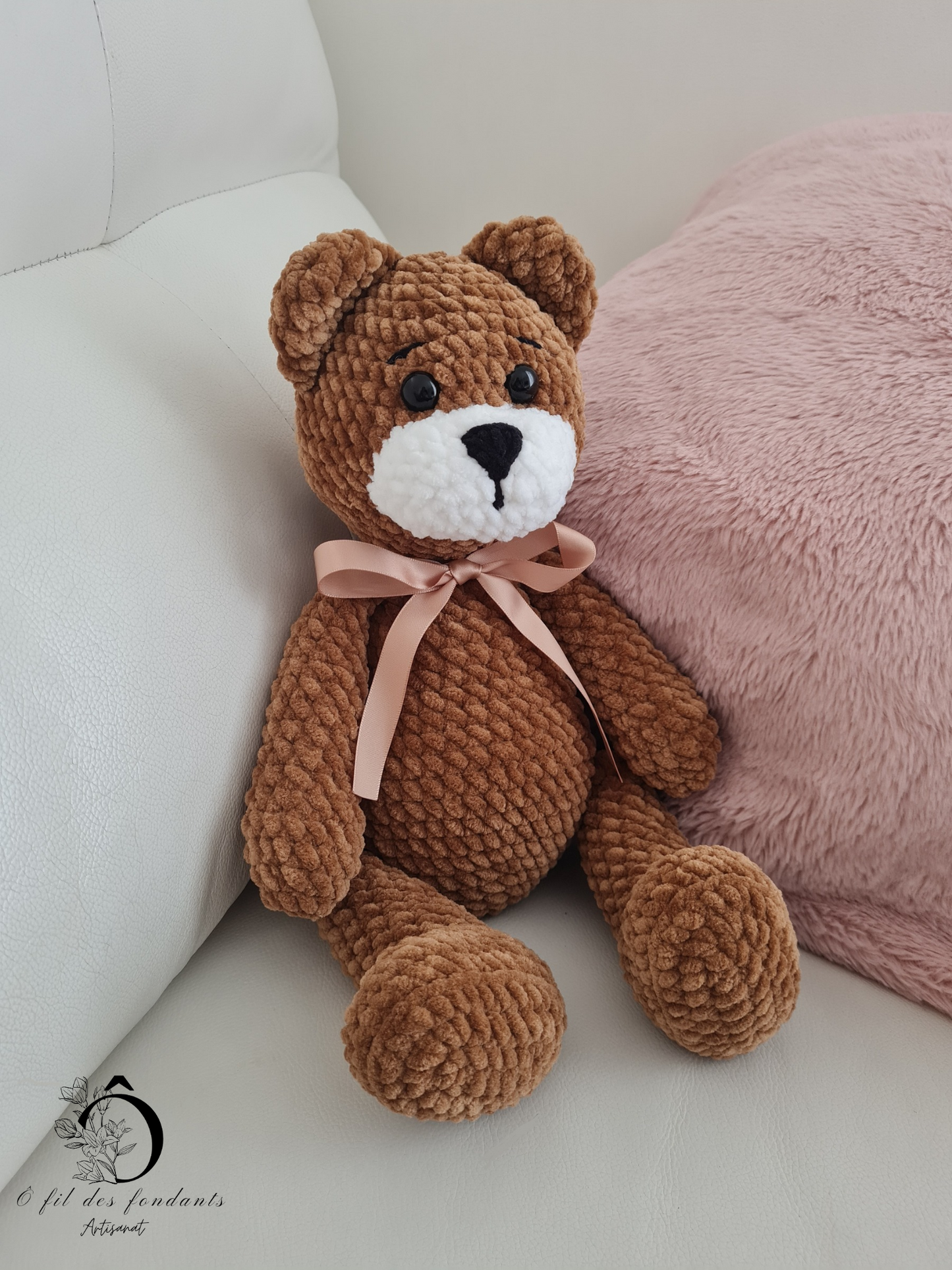 Peluche ours Marron