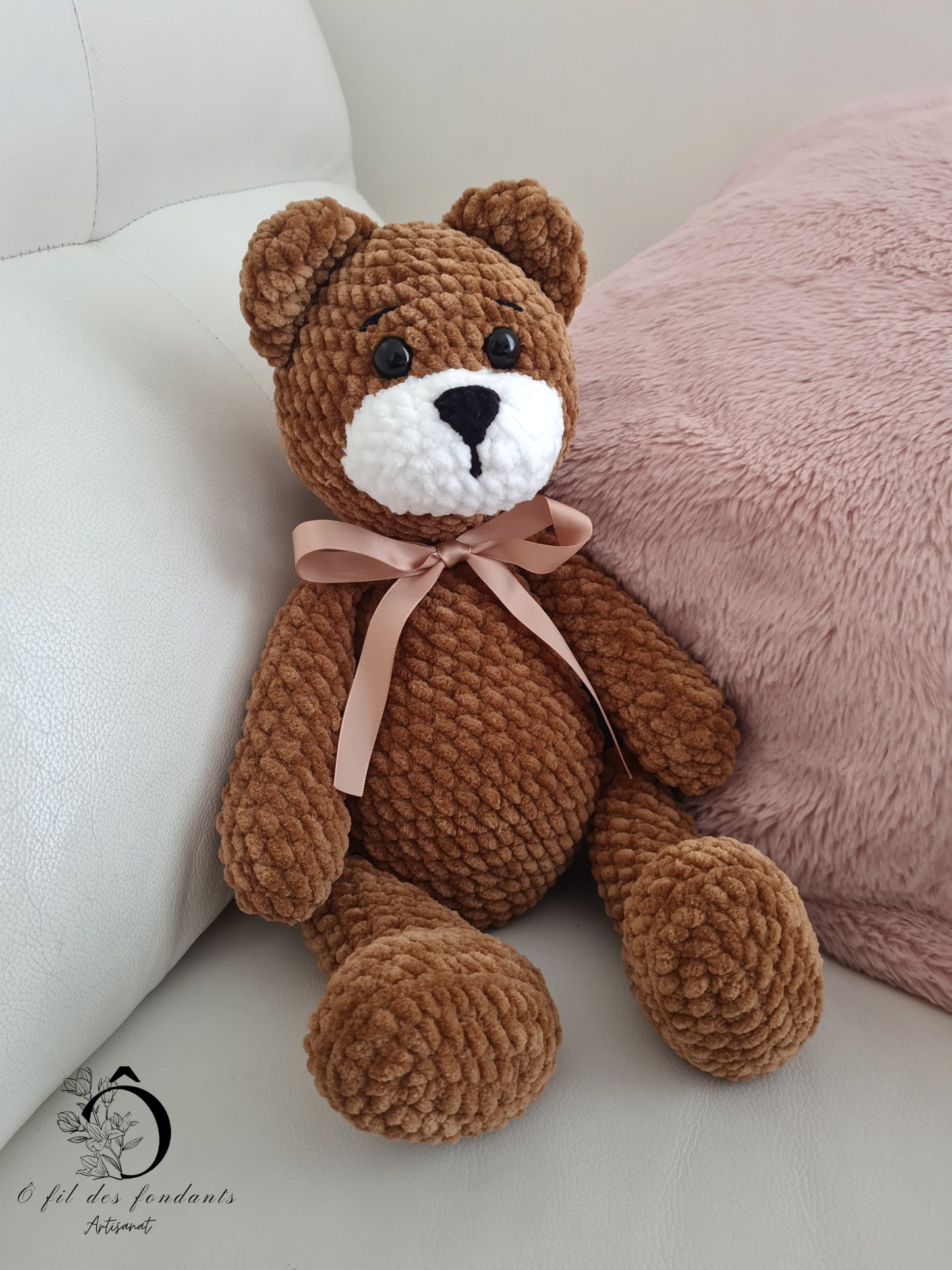 Peluche ours Marron