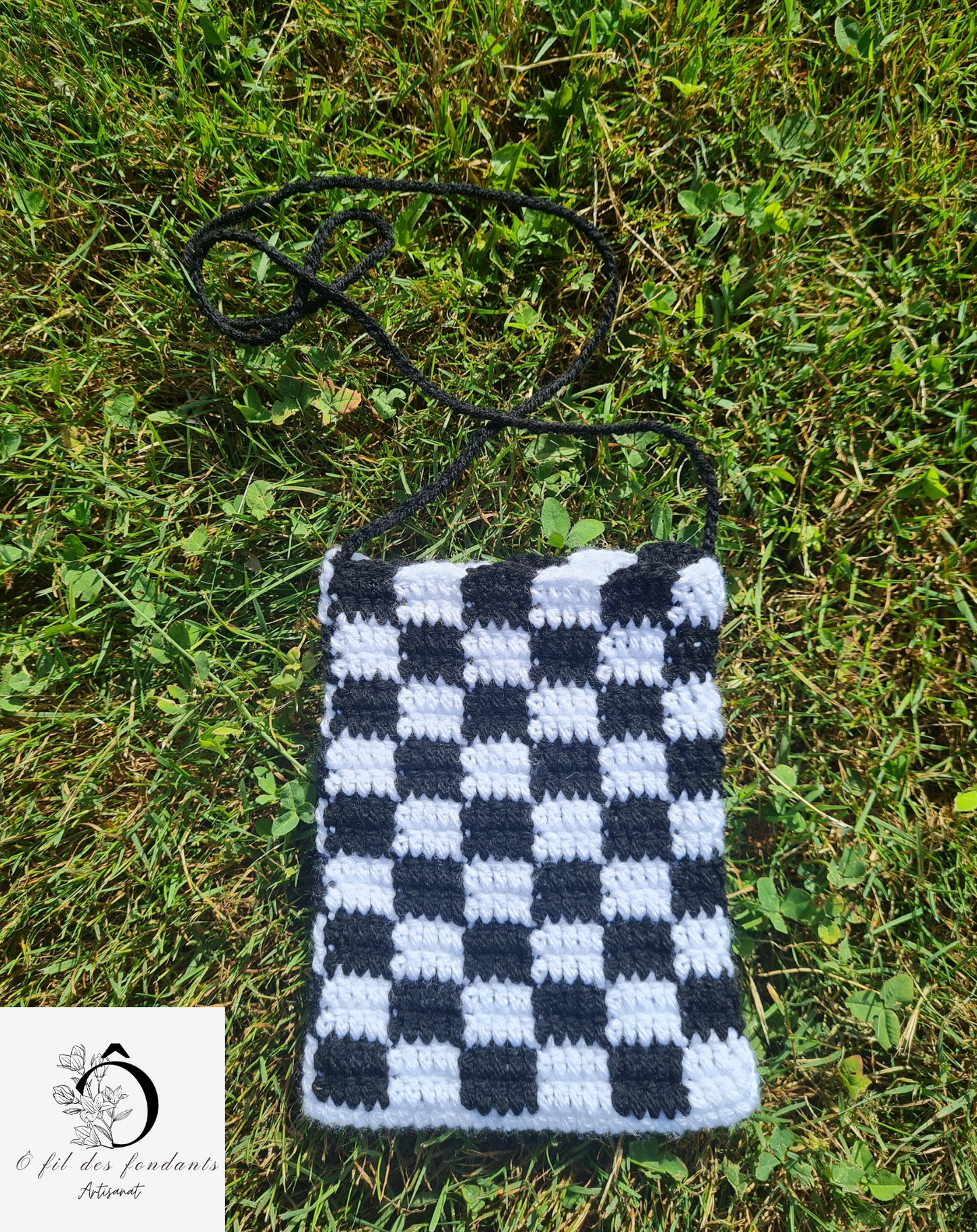 Sac bandoulière en Crochet