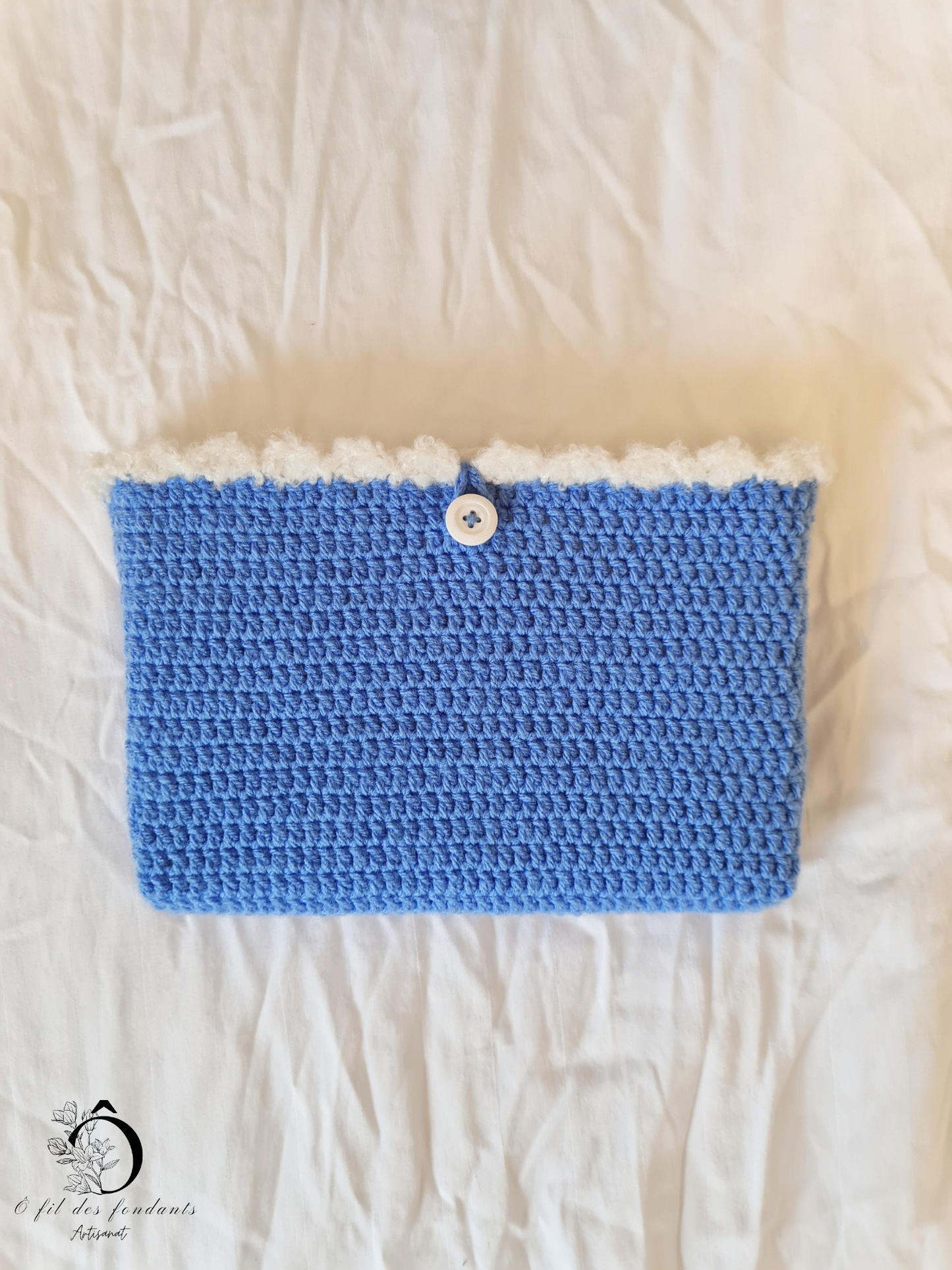 Pochette pour livre : Nuage bleu ☁️