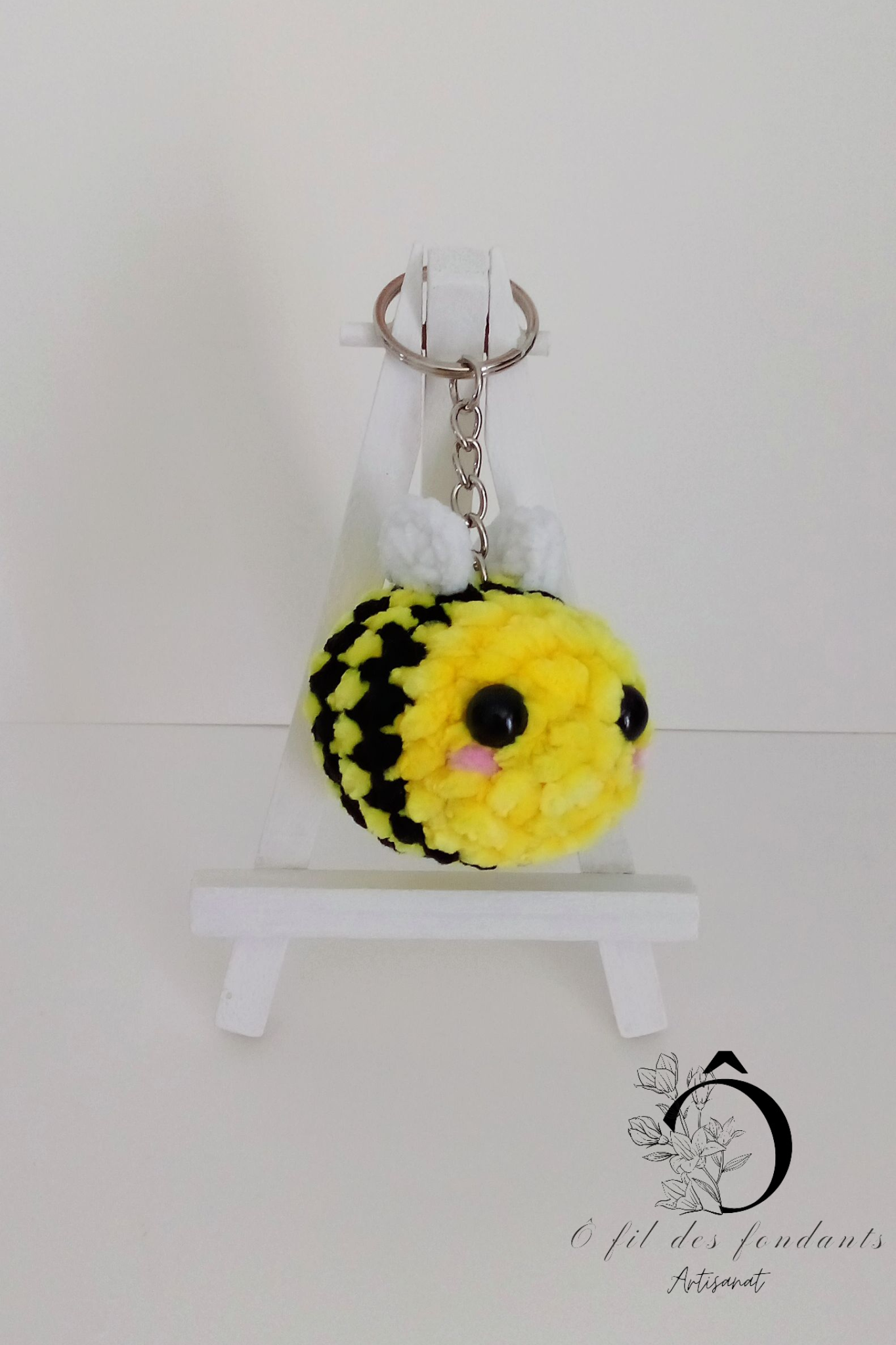 Porte clés Abeille Douce