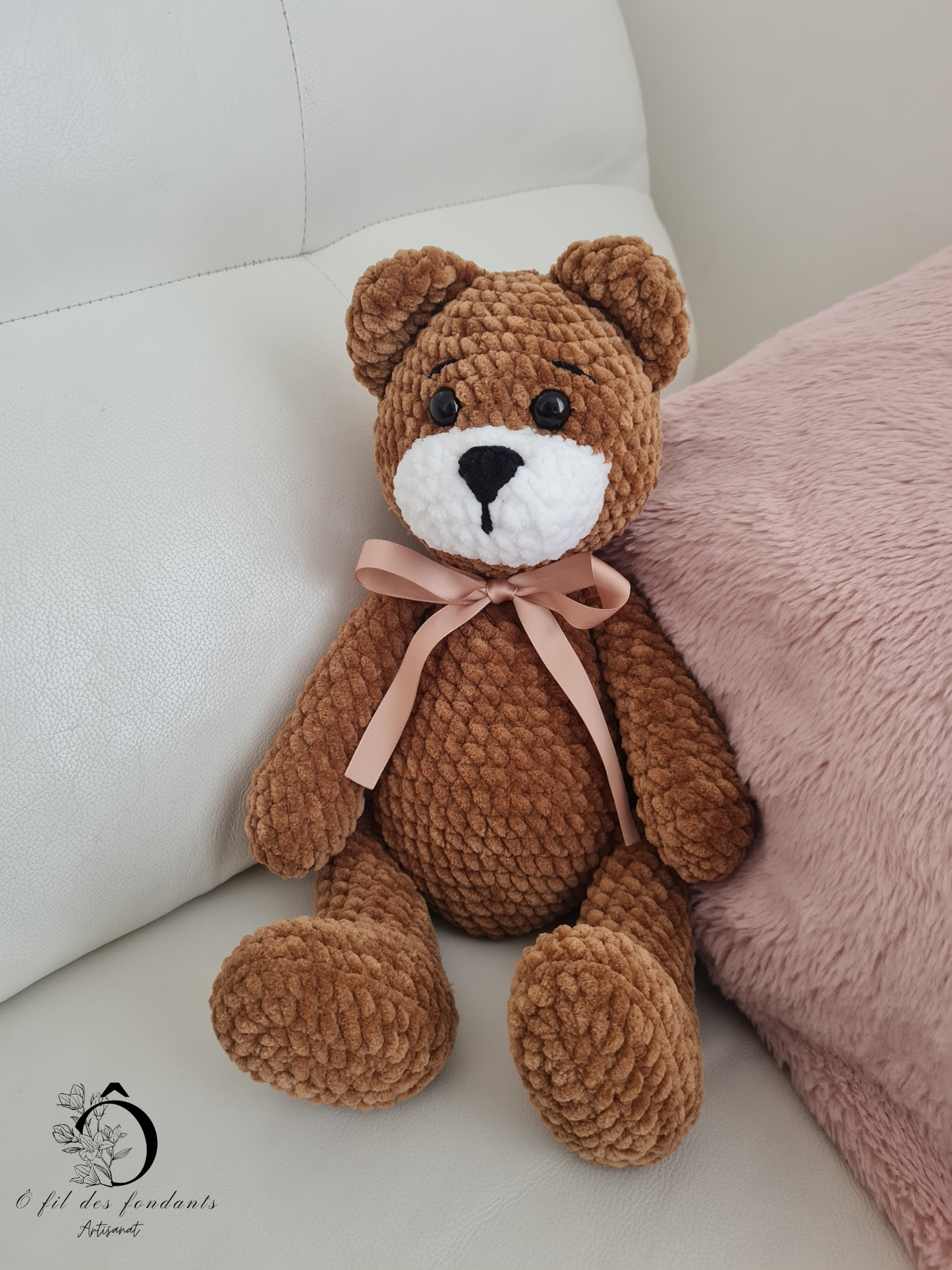Peluche ours Marron