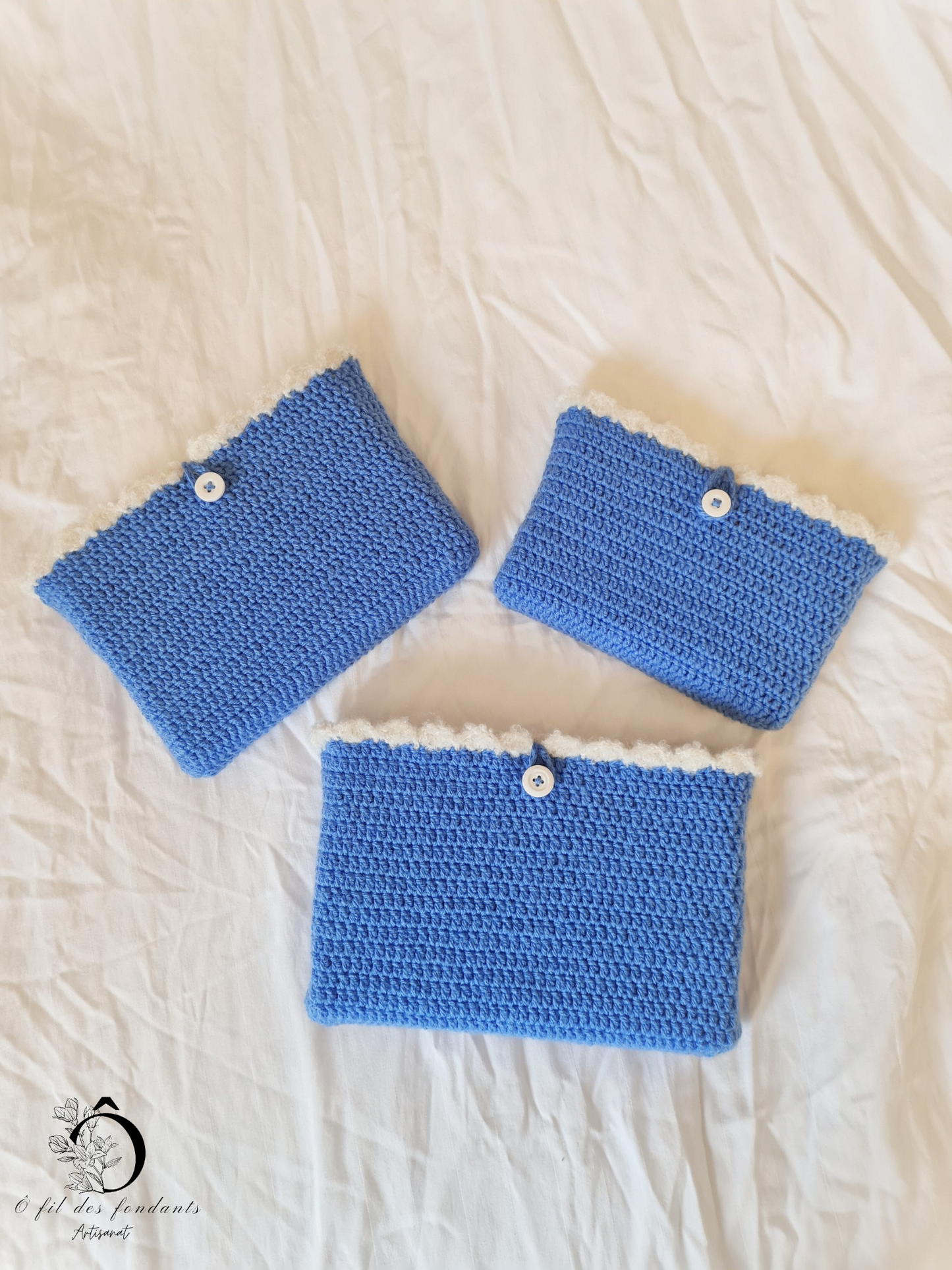 Pochette pour livre : Nuage bleu ☁️