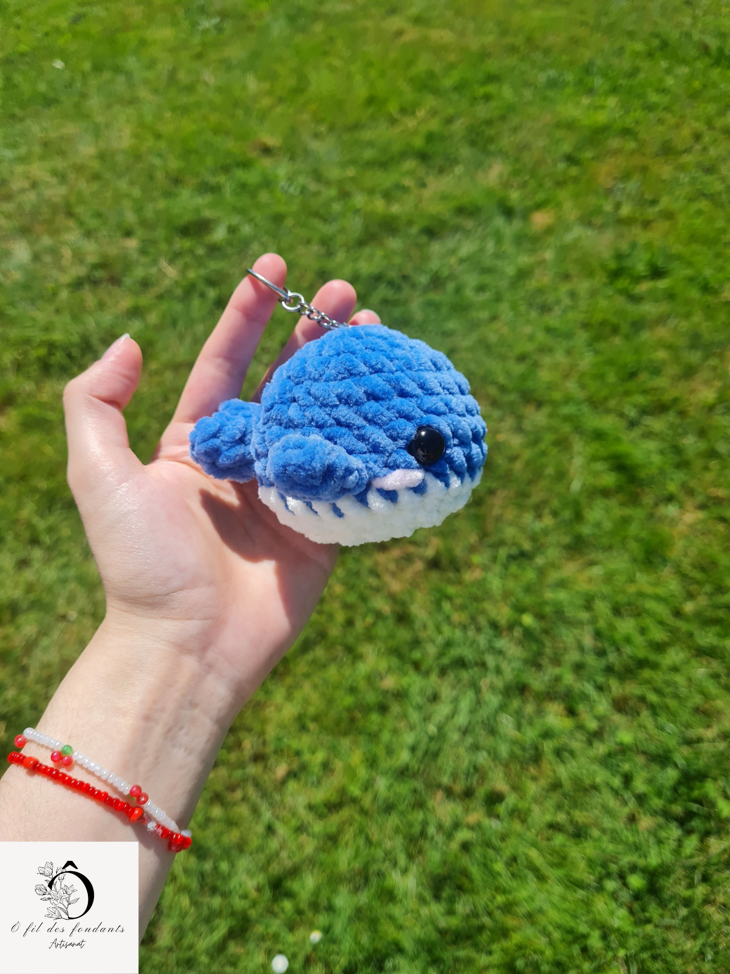 Porte clés Baleine douce 🐳