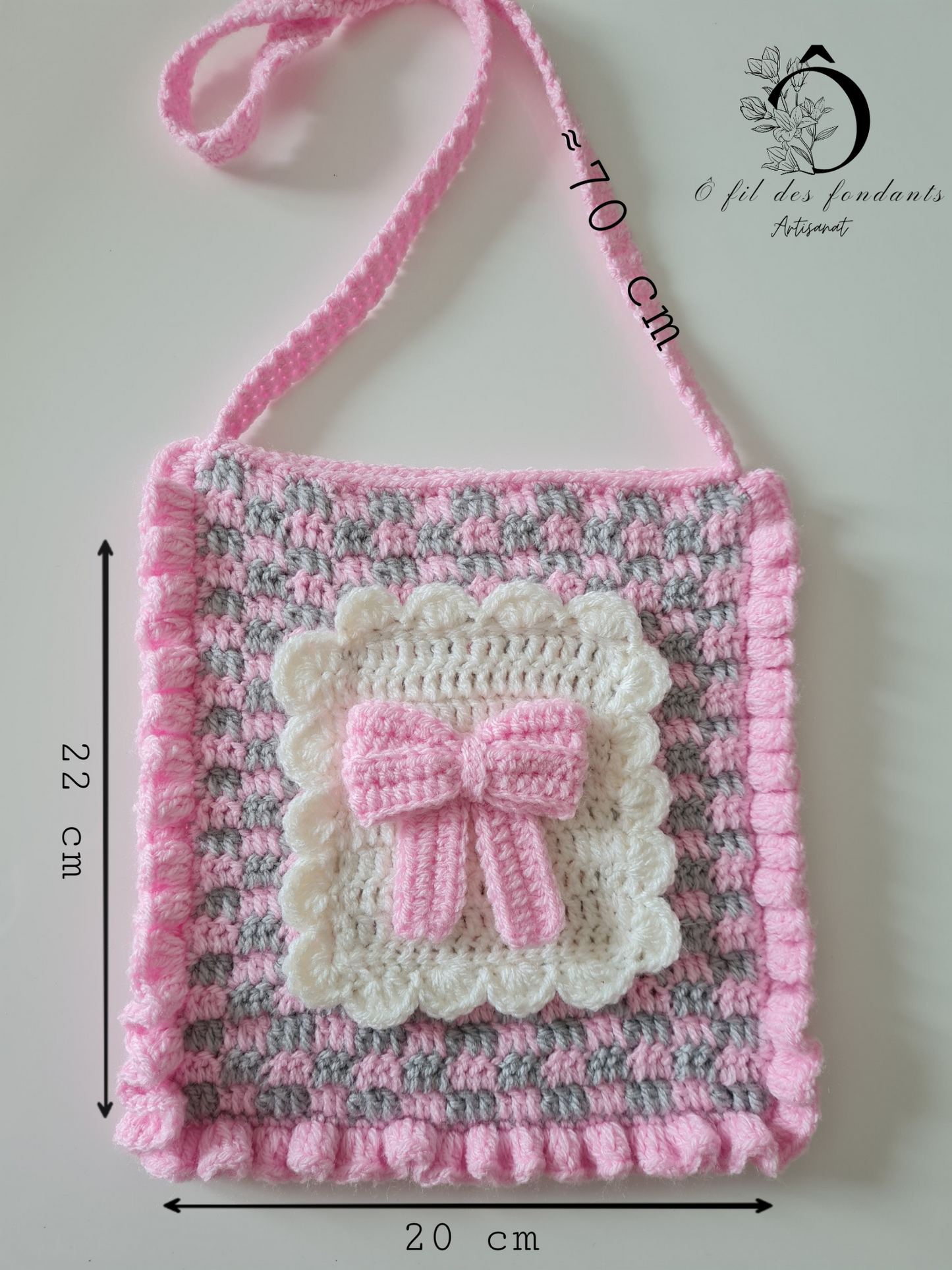 Sac nœud rose 🎀