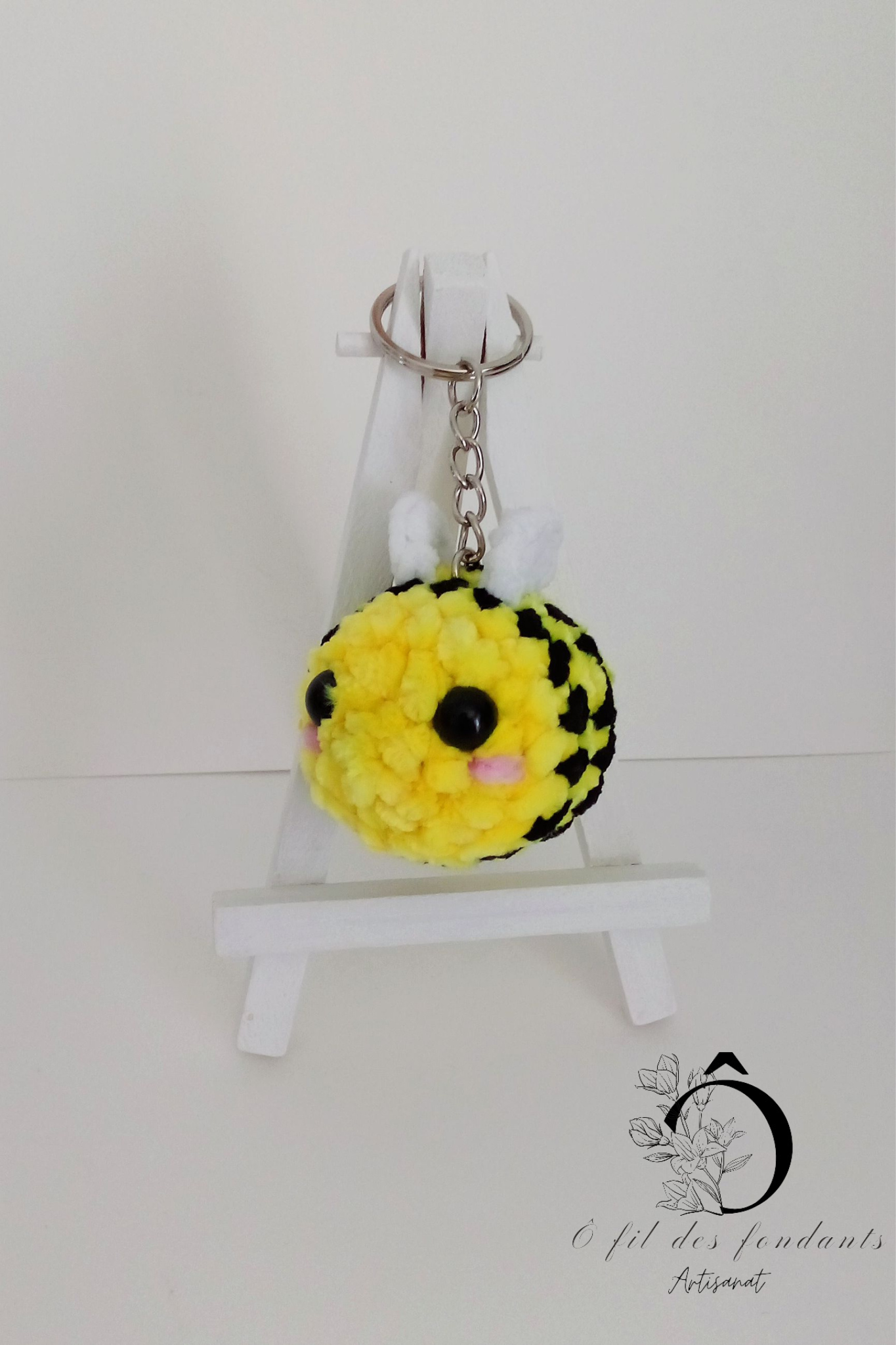 Porte clés Abeille Douce