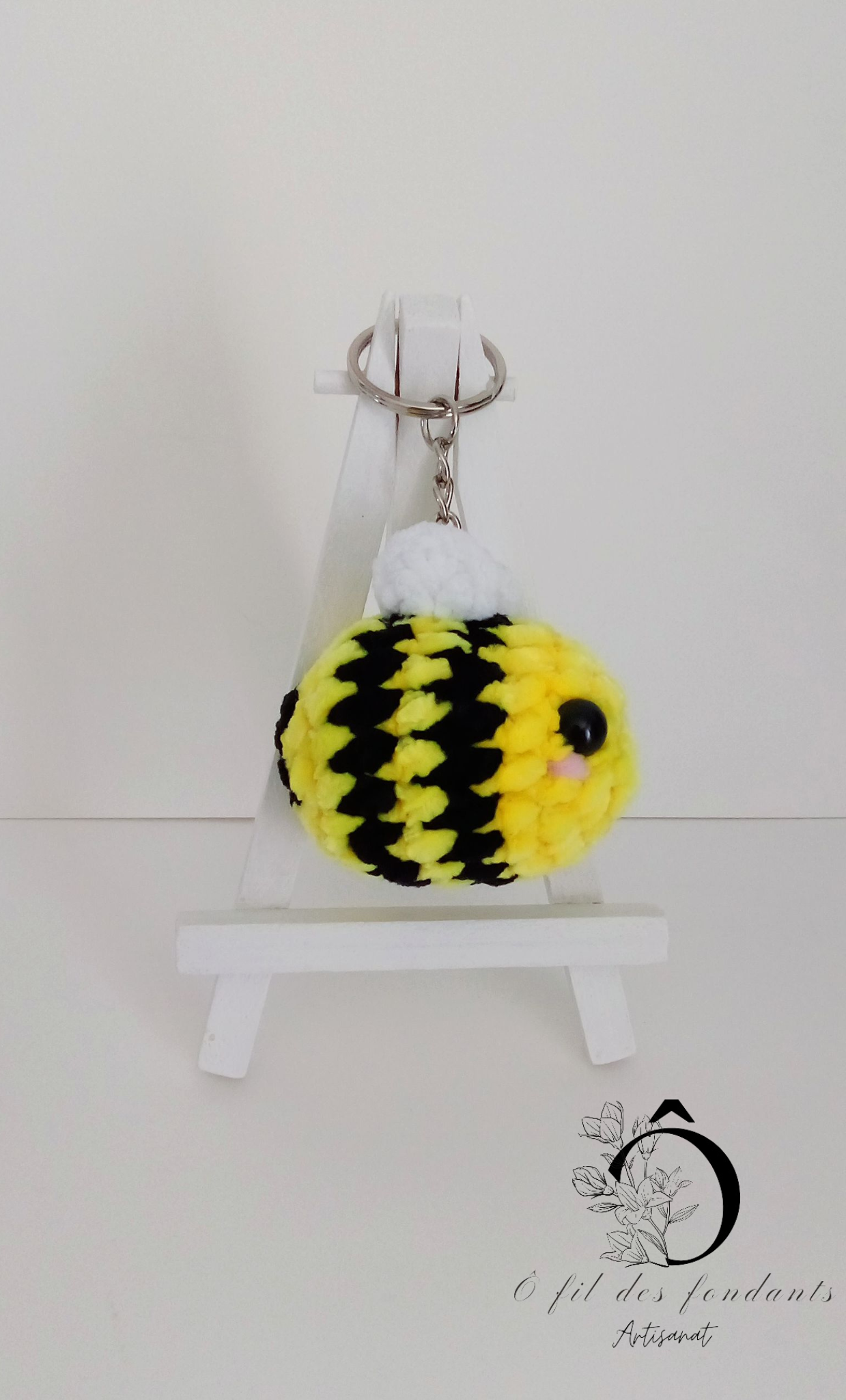 Porte clés Abeille Douce