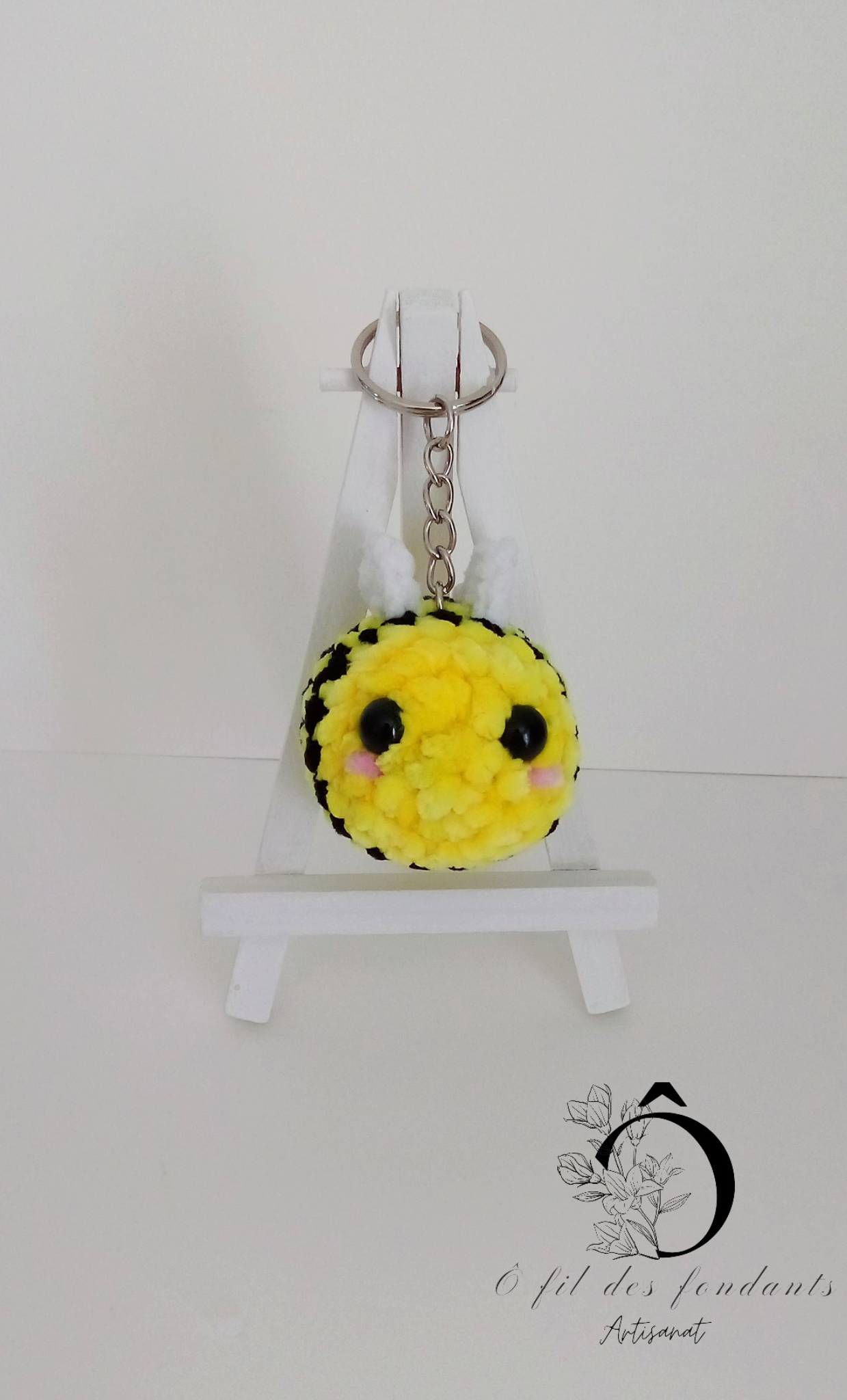 Porte clés Abeille Douce
