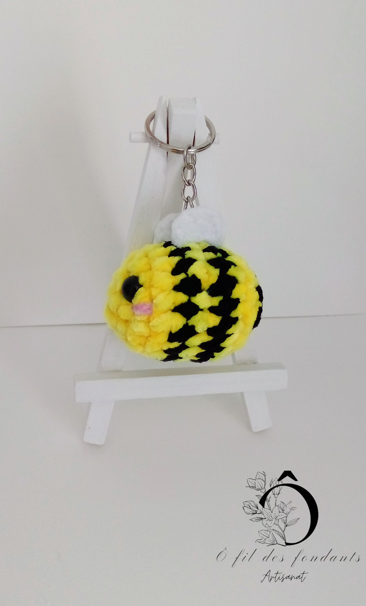 Porte clés Abeille Douce