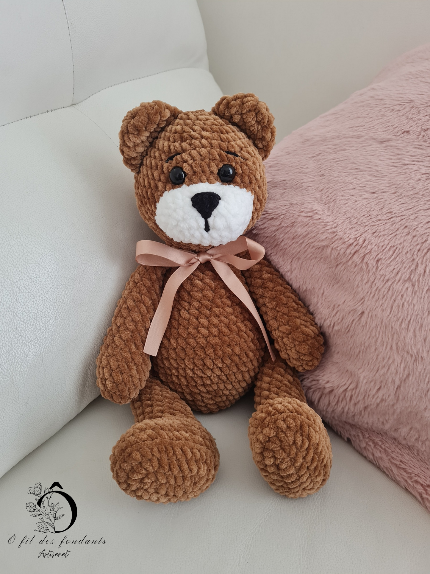 Peluche ours Marron