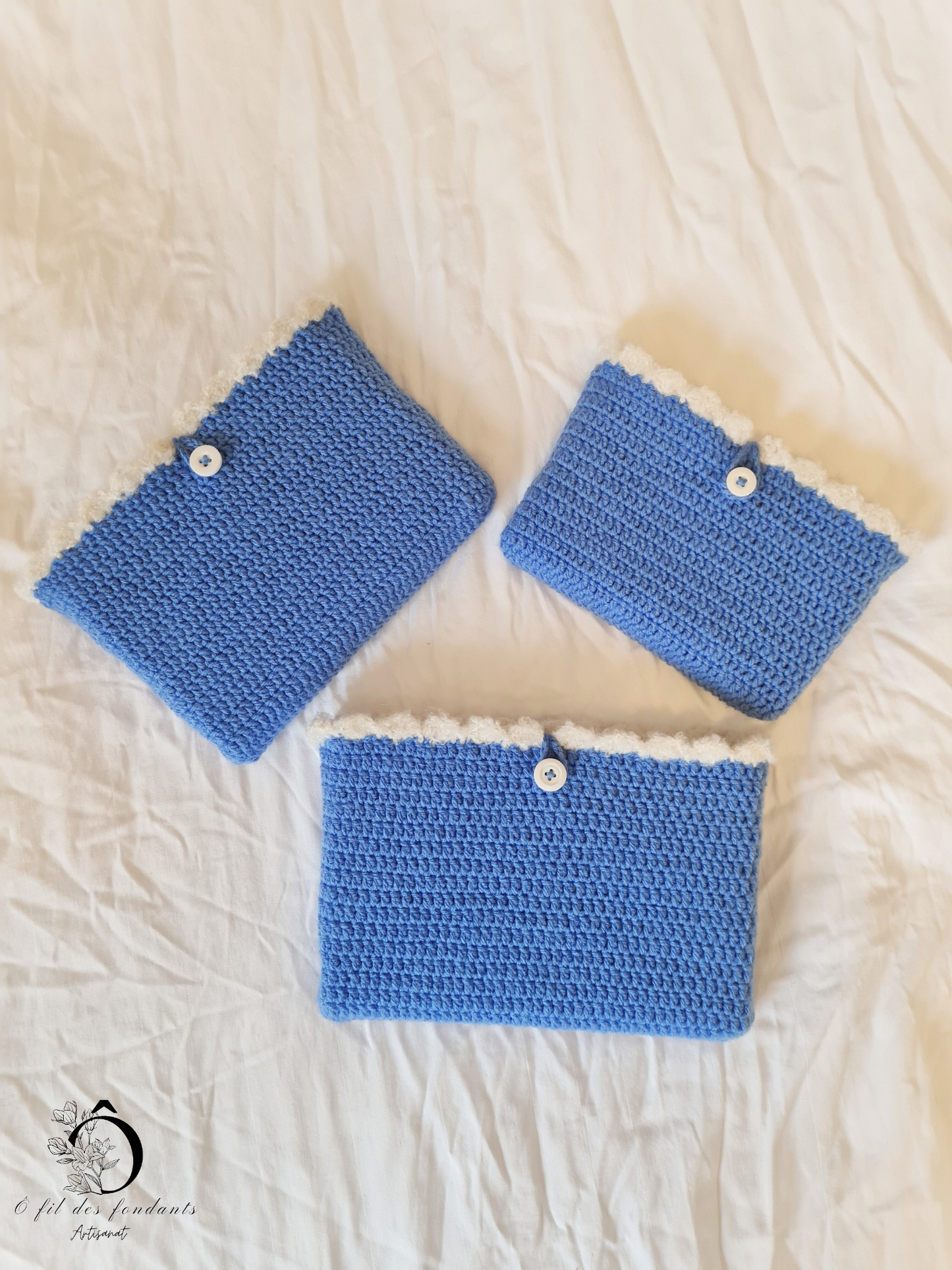 Pochette pour livre : Nuage bleu ☁️
