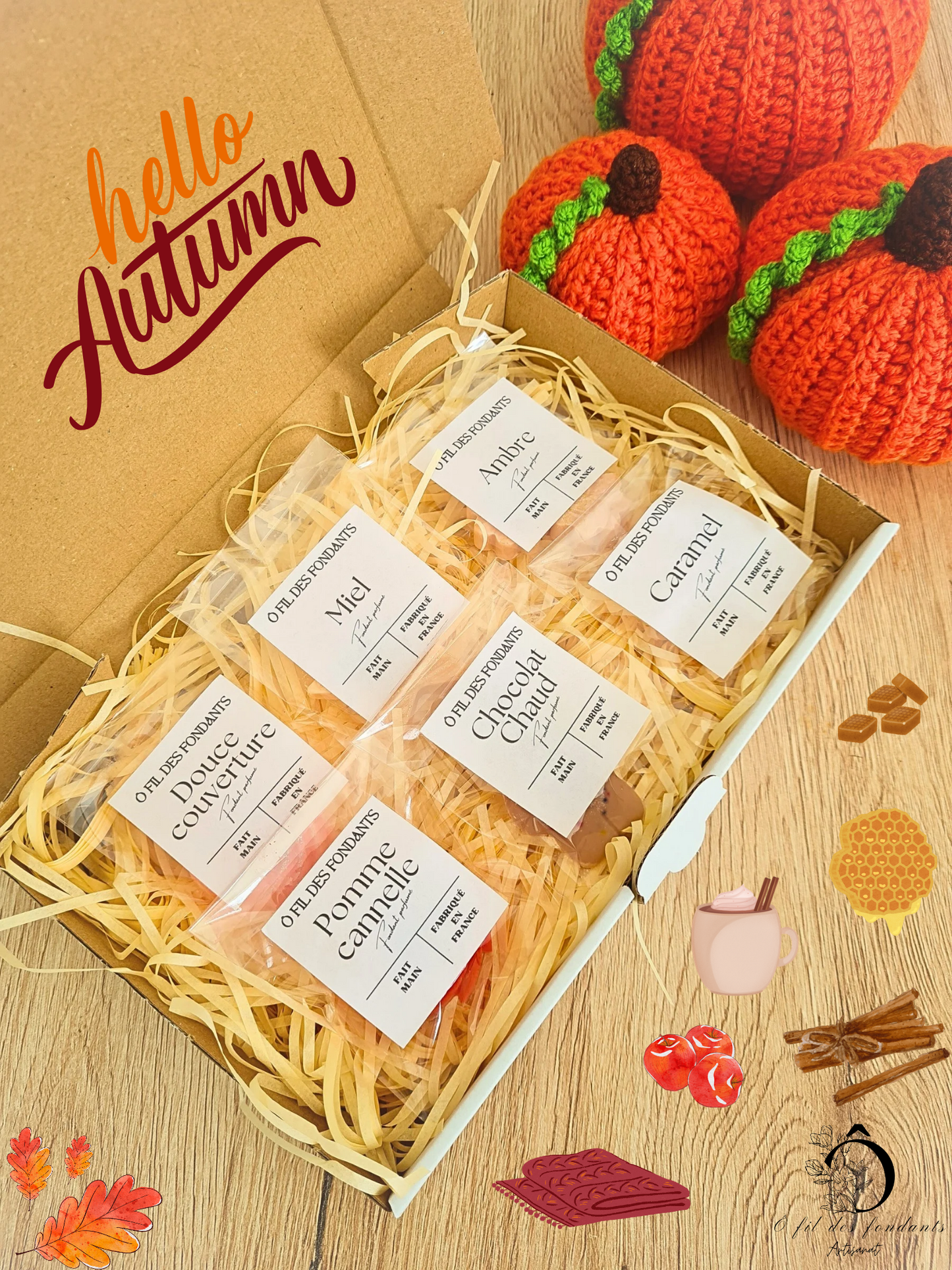 Boîte de fondants parfumés senteurs d'Automne 🍂