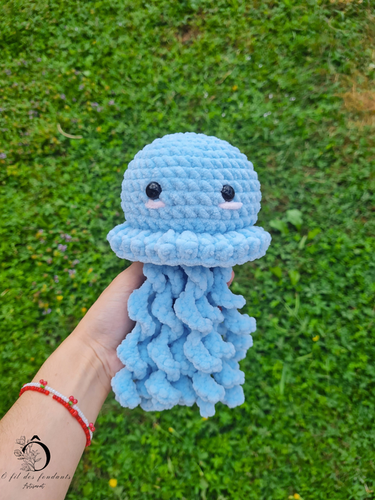 Peluche méduse bleue 🪼