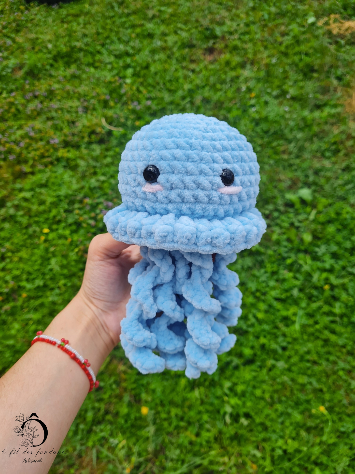 Peluche méduse bleue 🪼