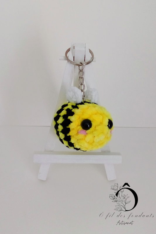Porte clés Abeille Douce