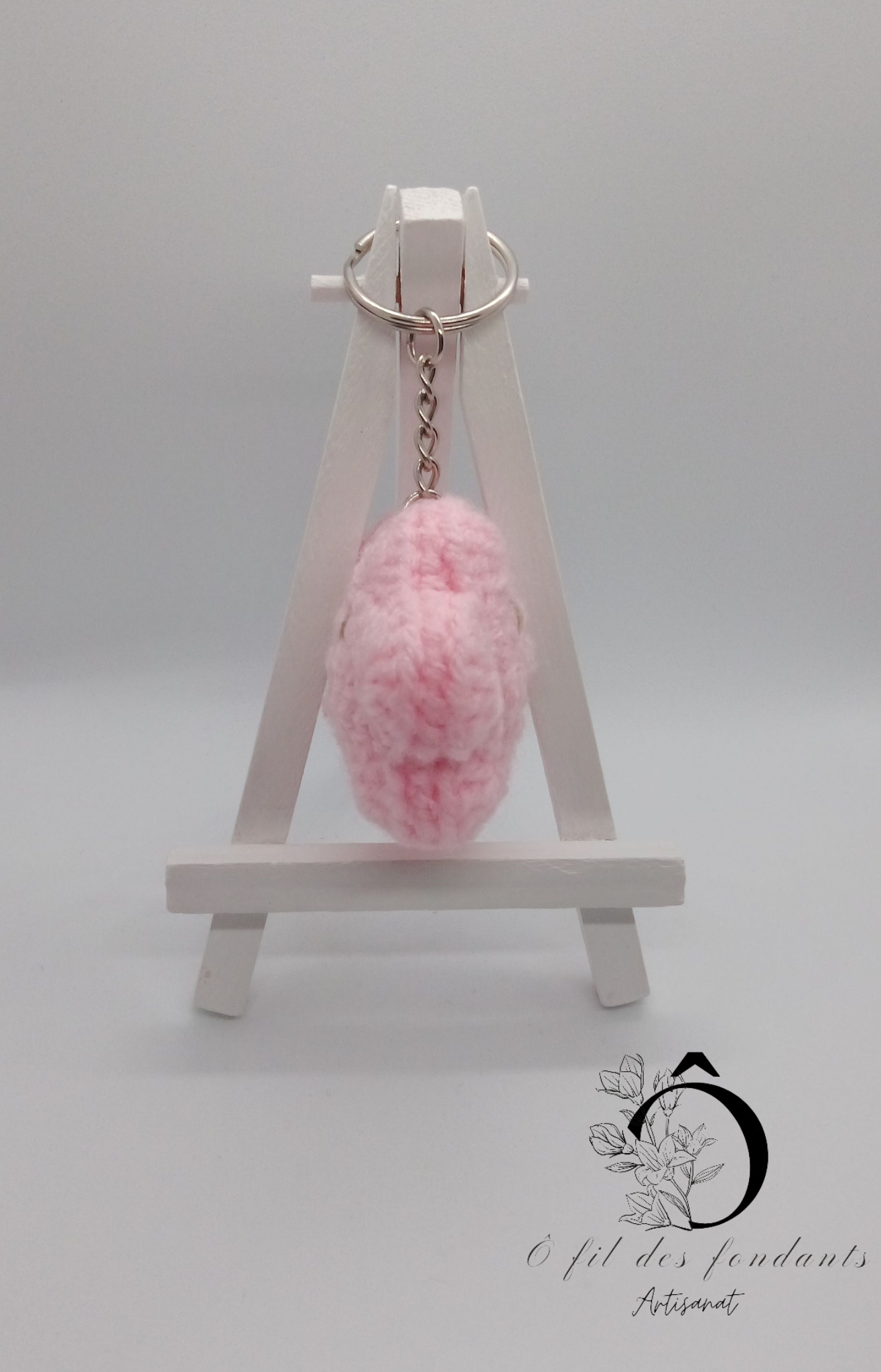Porte clés Nuage Rose ☁️