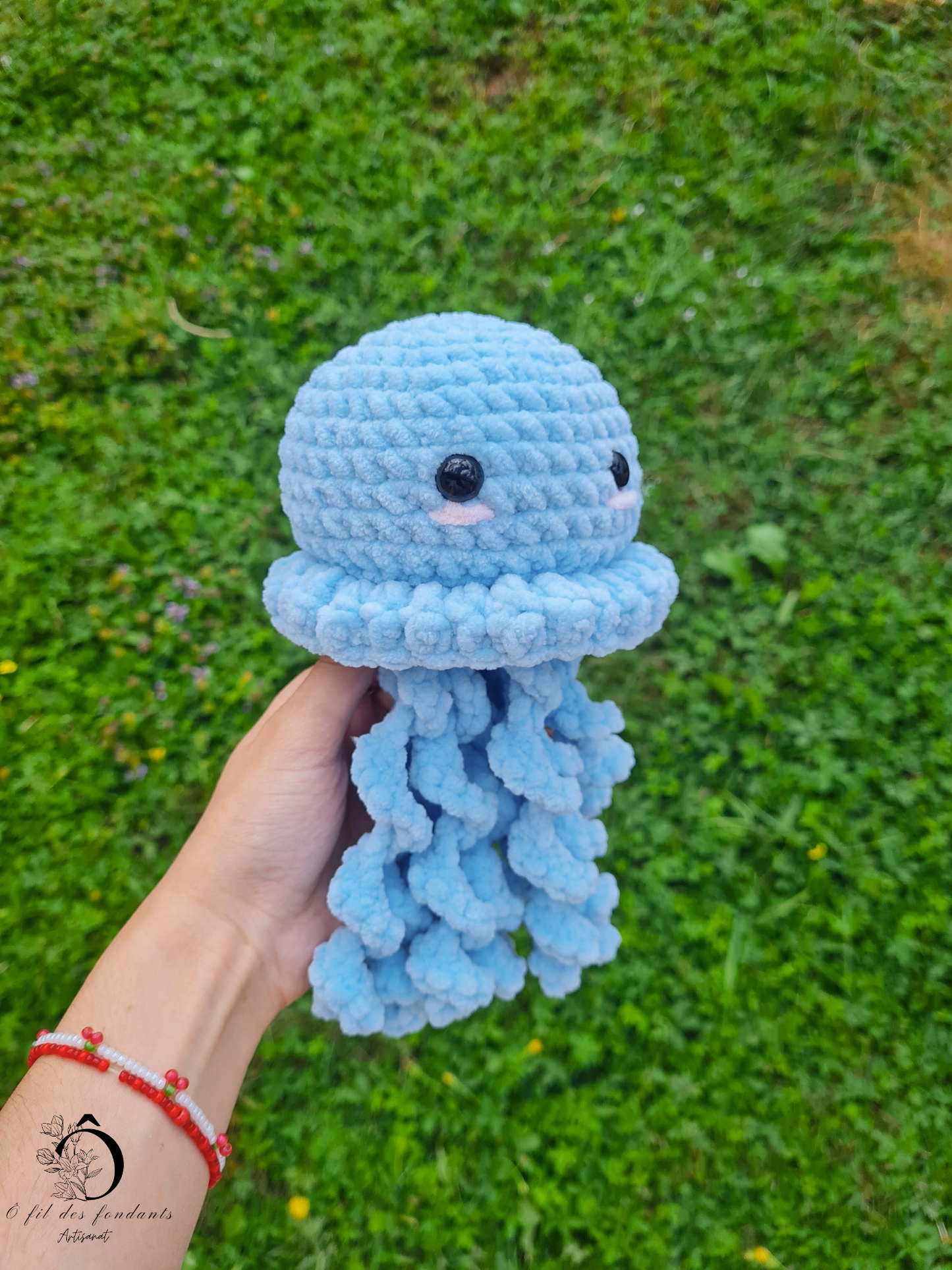 Peluche méduse bleue 🪼