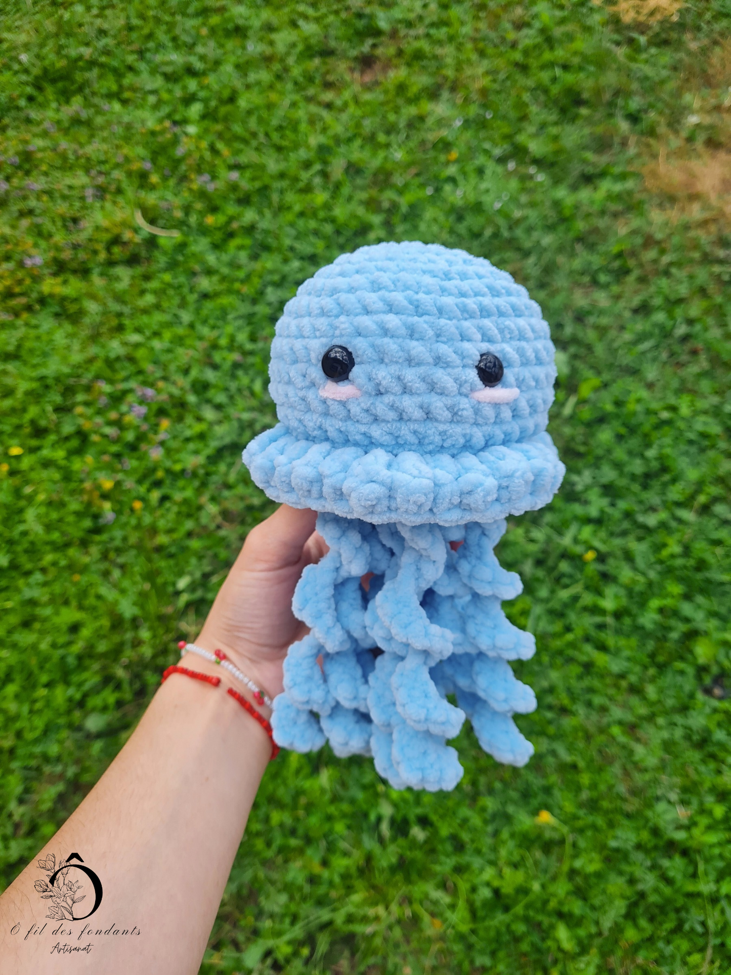 Peluche méduse bleue 🪼
