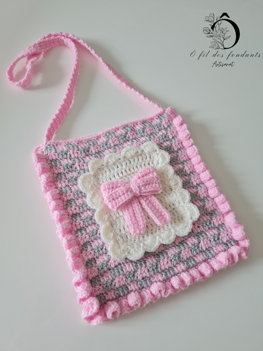 Sac nœud rose 🎀
