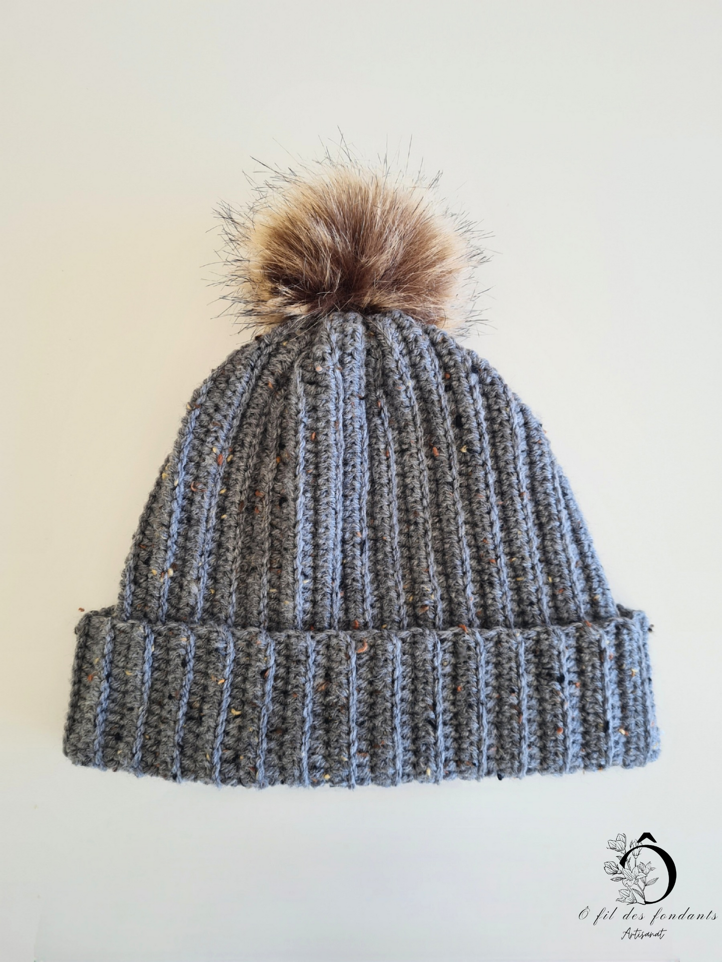 Bonnet hiver pompom